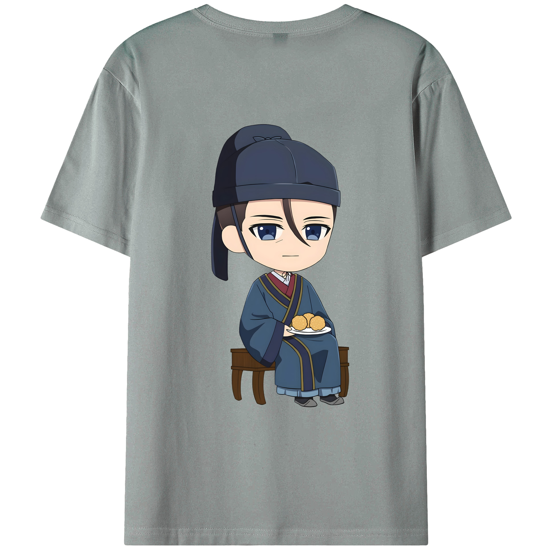 （画像用） 薬屋のひとりごと The Apothecary Diaries 綿100％ メンズ半袖Tシャツ（バックプリント） 通気性